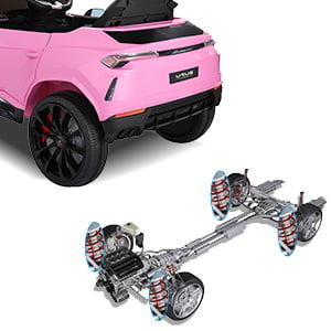 Tobbi 12V Licensed Lamborghini Urus Electric Toy Vehicle, Kids Ride on Car with Parental Remote Control, Pink 4d5dec58 5098 42c2 8d20 af668742741a. CR00300300 PT0 SX300 V1 1