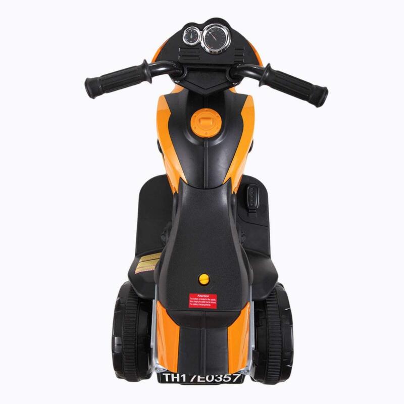 Tobbi 6V Kids 3 Wheel Motorcycle Battery Powered Motorcycle, Orange 5 19