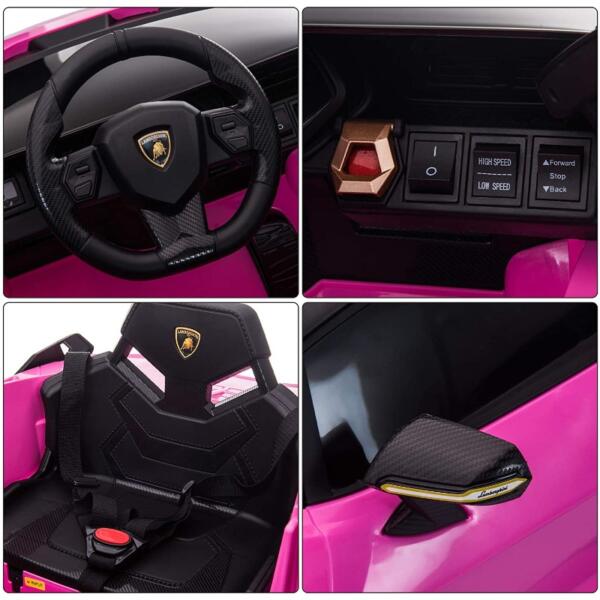 Tobbi 12V Kids Car Licensed Lamborghini Sian with Remote Control for Girls 5 61