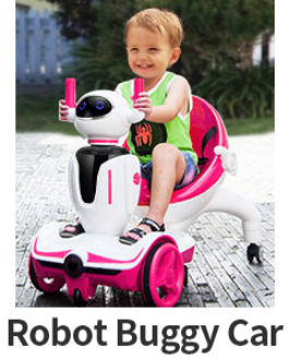 Tobbi 3-in-1 Robot Buggy With Remote Control Baby Carriages, Rose Red + Red White (Pre-sale Only) 6100105