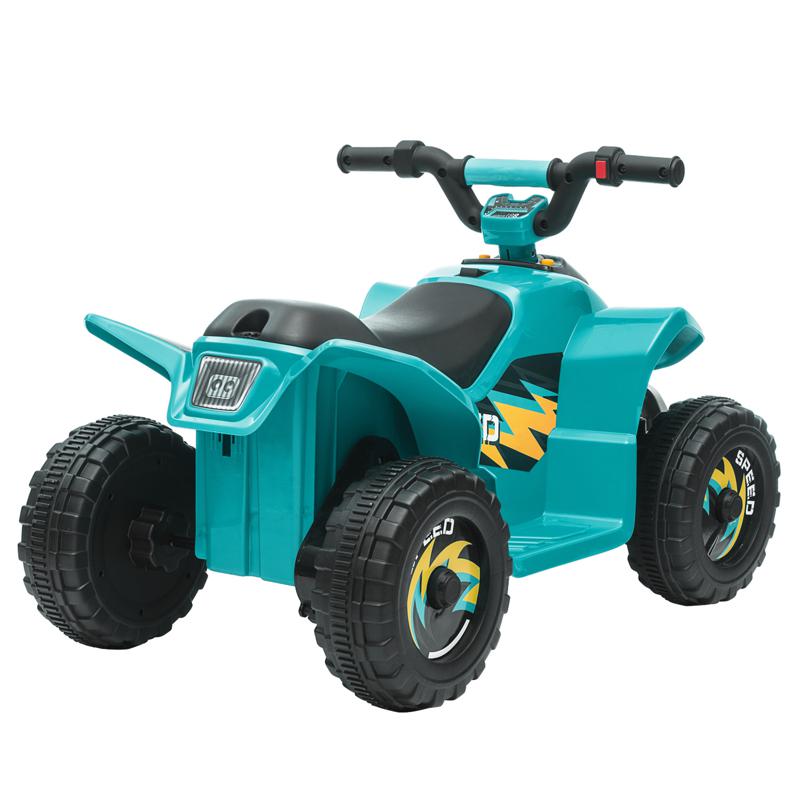Tobbi 6V Electric Ride on Quad ATV For Kids, Blue 6v kids 4 wheeler quad ride on atv blue 6 1