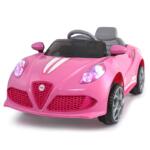 Tobbi 6V Kids Electric Car Battery Powered Ride On Toy Car for Girls 3-8, Pink 6v kids electric car with mp3 head lights pink 2