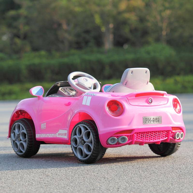 Tobbi 6V Kids Power Wheel for Girls 3-8, Pink 6v kids electric car with mp3 head lights pink 36 1