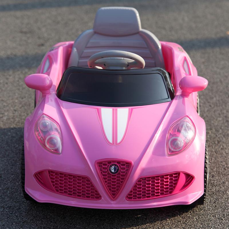 Tobbi 6V Kids Power Wheel for Girls 3-8, Pink 6v kids electric car with mp3 head lights pink 39 1