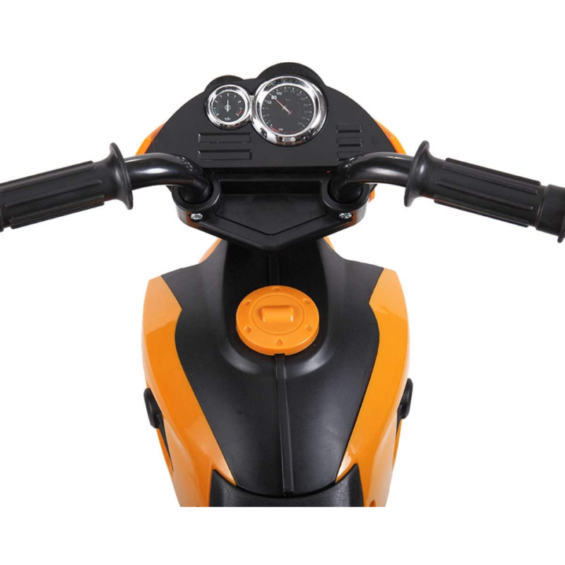 Tobbi 6V Kids 3 Wheel Motorcycle Battery Powered Motorcycle, Orange 7 3