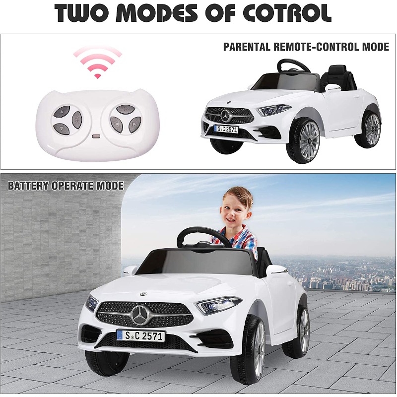 Tobbi 12V Electric Car for Kids Licensed Mercedes Benz CLS 350 Ride On Car 8 27
