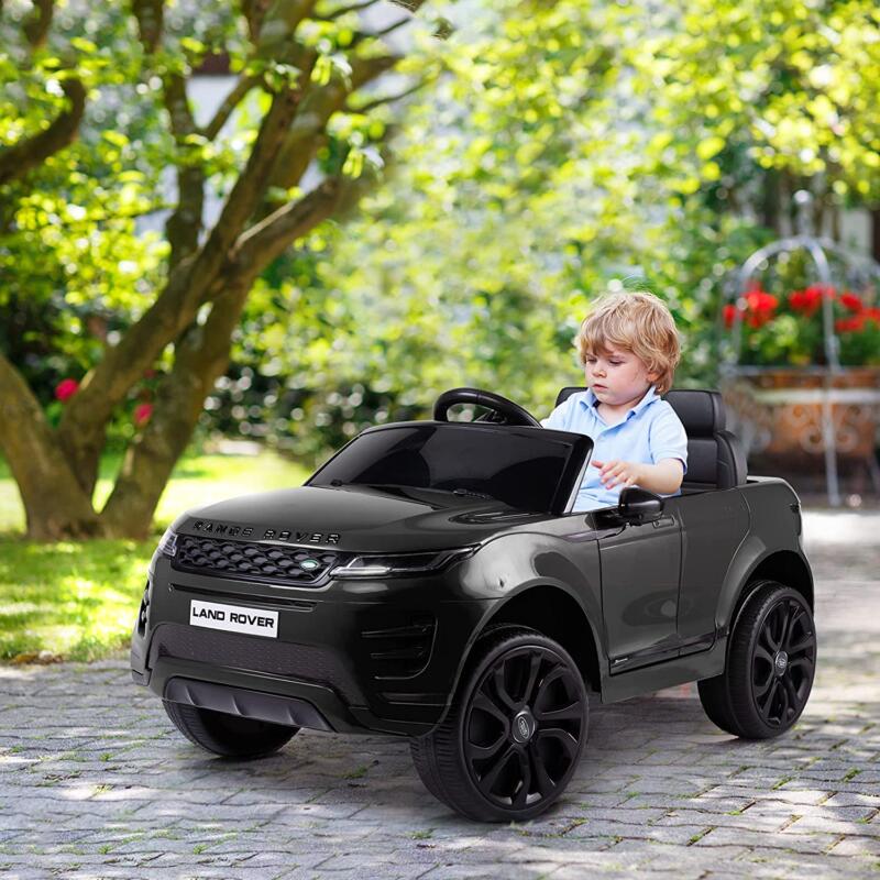 Tobbi 12V Land Rover Kids Power Wheels Ride On Toys With Remote, Black