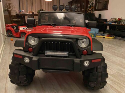 Tobbi Red Kids 12V Ride On Remote Control Jeep w/ 2 Seater photo review