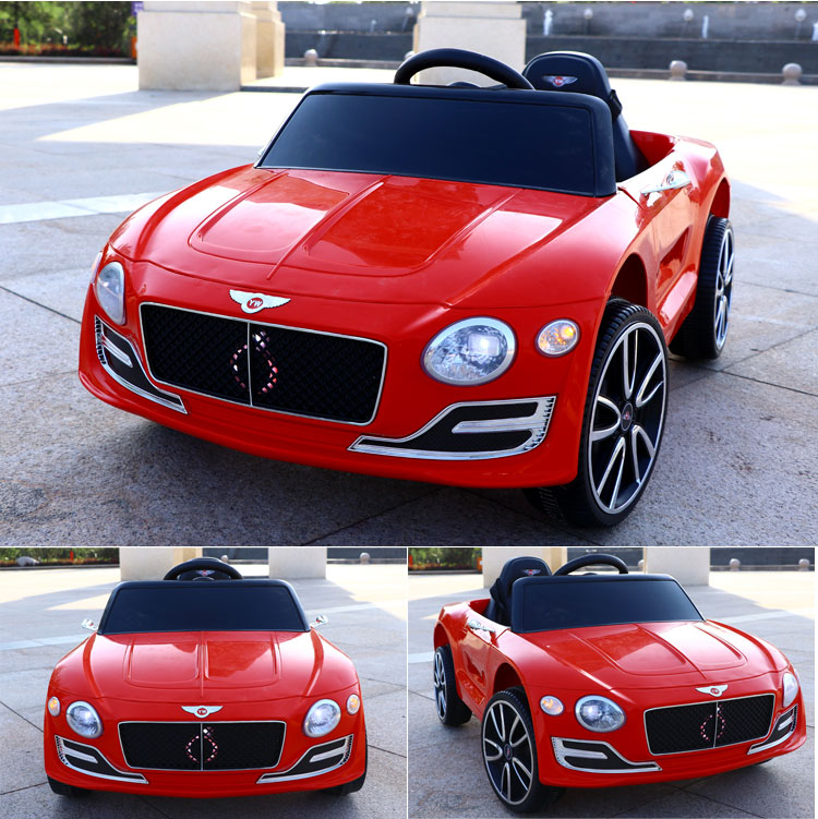Tobbi 12V Bentley Licensed Electric Kids Ride On Racer Cars Toy with Remote Control, Red H0e33a9b6709e4771b43829e32d7161629