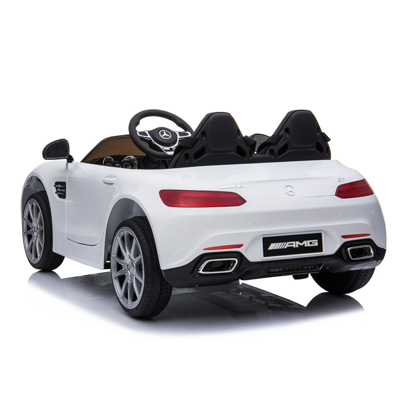 Tobbi 12V Kids 2 Seater Mercedes Benz Ride On Car With RC, White H2c2538b9fb6c4ea483f1f47147a7924bX