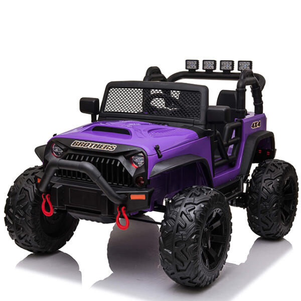 Tobbi 12V Kids Electric Car Battery Powered Ride On Toy Car With Remote Control, Purple H36f0a49dde0243ddafbc6516135af2c6A Kids Jeep