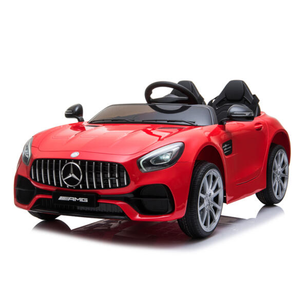 Tobbi Mercedes Benz Licensed 12V Kids Electric Ride On with 2 Seater, Red H40864547e984403cbe23399eda9d70f5f