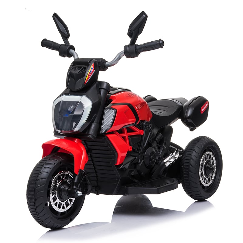 Tobbi 6V Kids 3 Wheel Motorcycle Battery Powered for 3-6 Year Old, Red H4cbe2de30d994e01834a3767c879a7aaJ
