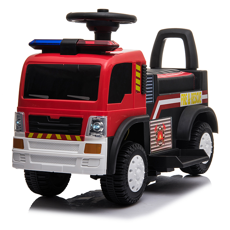 6v Kids Ride on Fire Truck Toy Car Battery Powered Electric Vehicle Headlights for sale online 