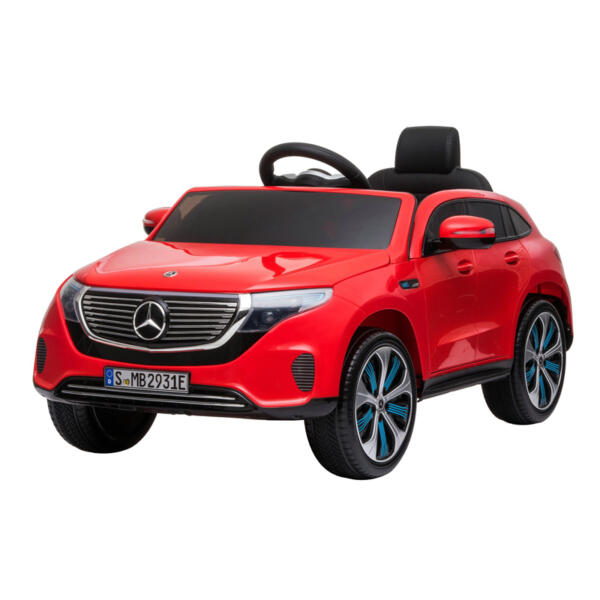 Tobbi Officially Licensed Mercedes Benz EQC Toy Car, Electric Car for 3+ Years Kids with Remote, FM Radio, USB, Horn, Red Hf767f268a896497391da43dfe6716ec2f