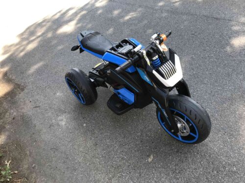 Tobbi 12V Electric Ride On Motorcycle, Battery Powered Ride On Toy Car, Blue, Ostrich Series, Darwin’s Rhea photo review