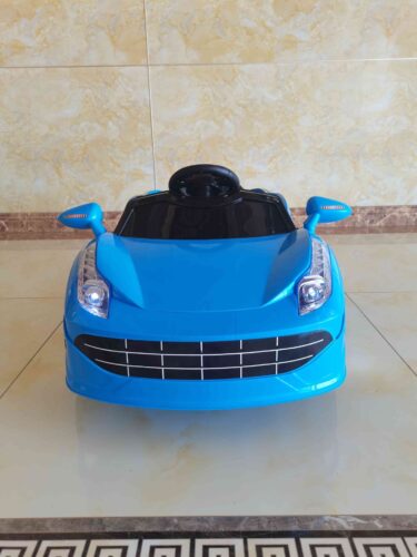 Tobbi 6V Kids Electric Sports Car Rechargeable Ride On Toy Car, Blue photo review