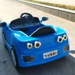Tobbi 6V Kids Electric Sports Car Rechargeable Ride On Toy Car, Blue photo review