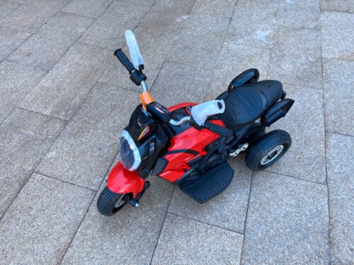 Tobbi 6V Kids 3 Wheel Motorcycle Battery Powered for 3-6 Year Old, Red photo review