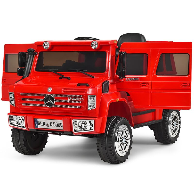Tobbi Mercedes Benz Kids Ride On Car Off Road SUV with Remote Control 6V Mercedes benz Unimog Ride Car and Truck 2