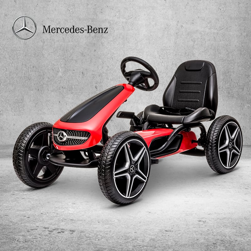 Tobbi Mercedes Benz Kids Go Kart Ride On Car For Children, Red O1CN0107m88O2AMbzJsCJz4 3000078189