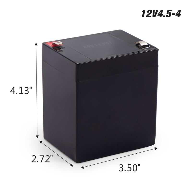 TOBBI 12V 4.5Ah Battery for Electric Kids Ride On Car Replacement Battery PJ16A1814 cct1