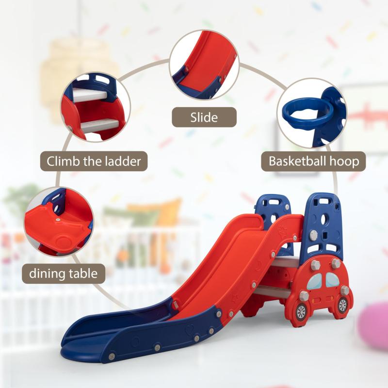 Nyeekoy 4-in-1 Kids Slide for Toddlers Age 1-3, Freestanding Playground Set for Children TH17A0895
