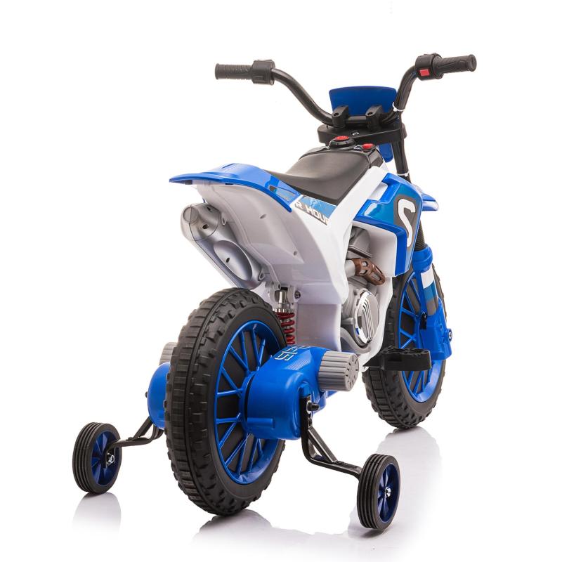 TOBBI Kids Ride on Toy Electric Dirt Bike Battery Powered Off-Road Motocycle, Blue TH17A0967 9