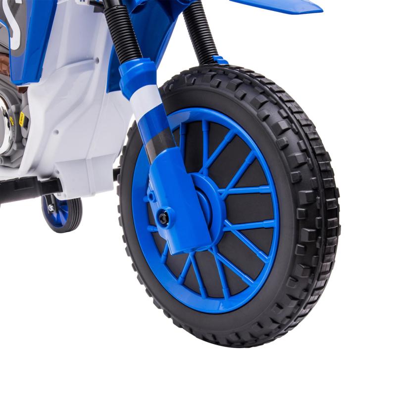 TOBBI Kids Ride on Toy Electric Dirt Bike Battery Powered Off-Road Motocycle, Blue TH17A0967 xj 4