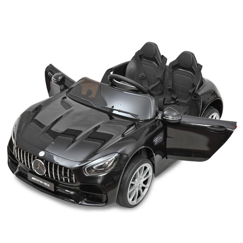 Tobbi 12V Kids 2 Seater Mercedes Benz Electric Ride On Car, Black TH17B0374 44