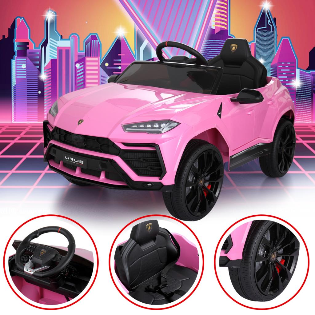 Tobbi 12V Licensed Lamborghini Urus Electric Toy Vehicle, Kids Ride on Car with Parental Remote Control, Pink TH17B0500 zt7