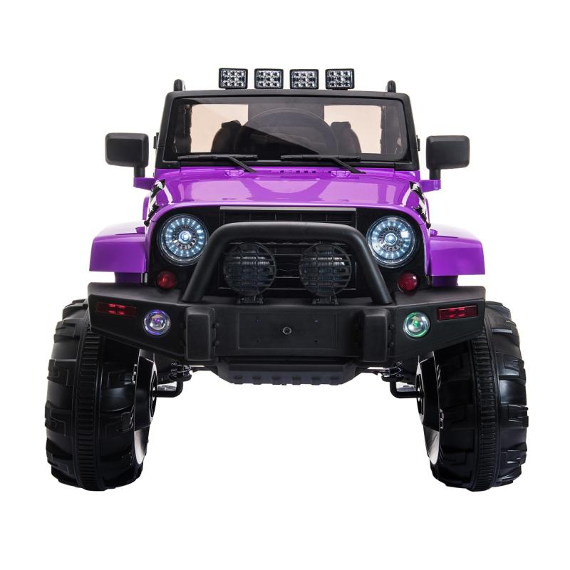 12V Battery Powered Electric Car Kids Ride on Stylish Truck W/Remote Control Purple TH17E0789 2