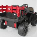 Tobbi 12V Kids Electric Remote Control Ride On Tractor with Trailer, Red photo review
