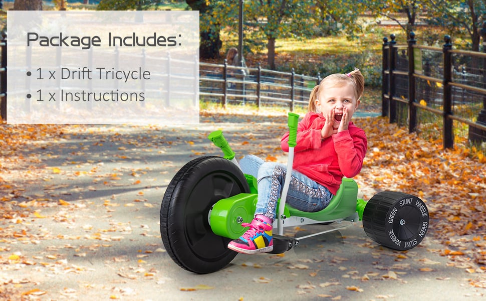 12V Ride On Electric Drift Trike For Kids In Green TH17F0880 A 970X600 LindSay Shi 5