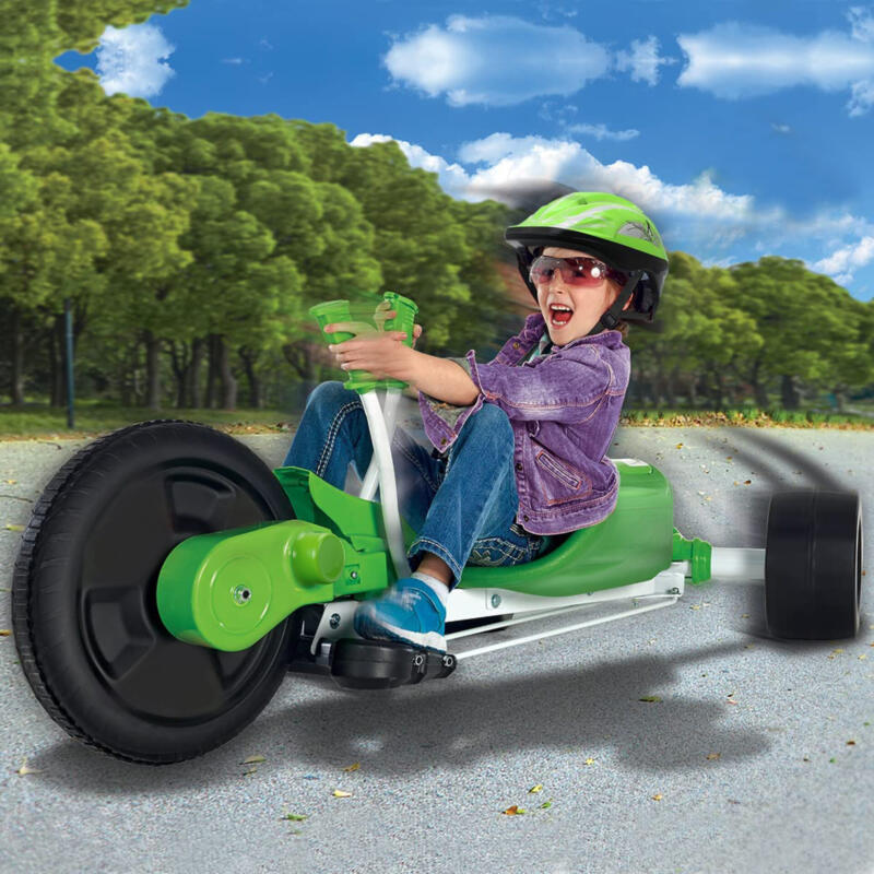 12V Ride On Electric Drift Trike For Kids In Green TH17F0880 cj 4