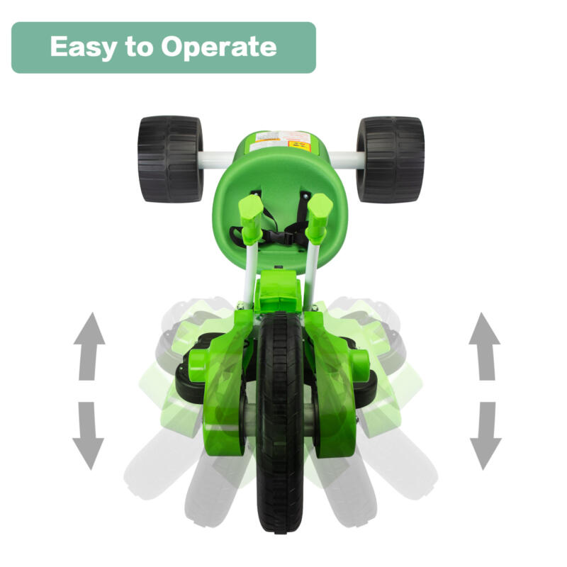 12V Ride On Electric Drift Trike For Kids In Green TH17F0880 zt 3