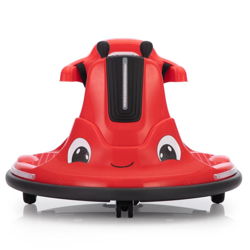 12V Kids Ride on Electric Bumper Car with Remote Control, 360 Degree Spin for Toddlers Age 3-8, Red TH17G0917 1