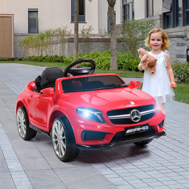 Tobbi Licensed Mercedes Benz Ride on Car Toy W/RC, Red TH17H0288 cj3