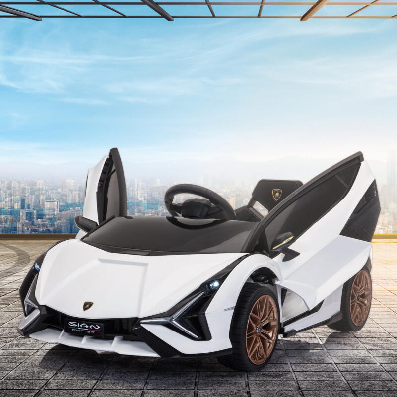 Tobbi Licensed Lamborghini Sian 12V Children’s Electric Ride On Car Toy TH17H0648 cj 4