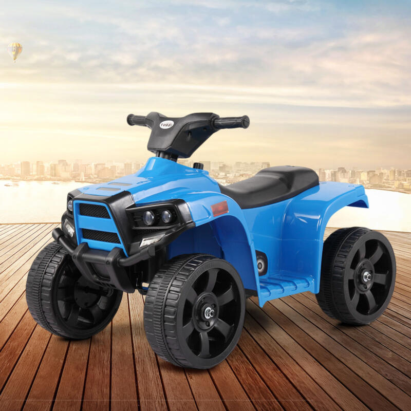 Tobbi 6V Kids Electric ATV 4 Wheeler Ride On Quad, Blue TH17K0415 17