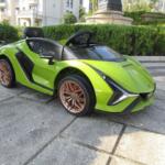 Tobbi 12V Licensed Lamborghini Sian Children’s Electric Ride On Car, Green photo review
