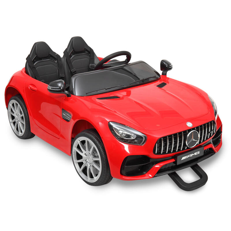 Tobbi Mercedes Benz Licensed 12V Kids Electric Ride On with 2 Seater, Red TH17L0380 40