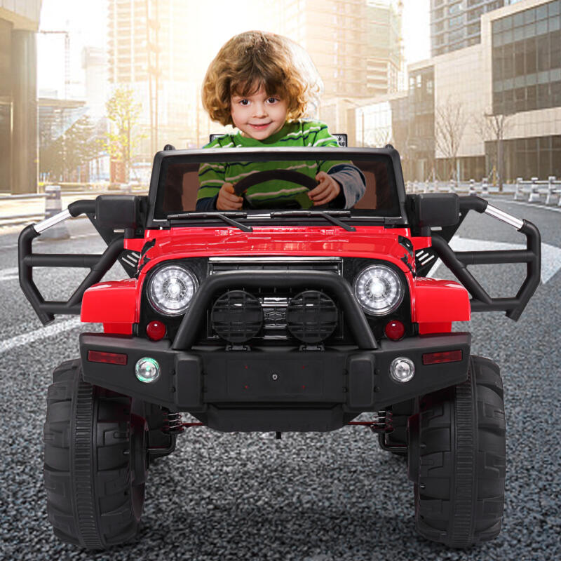 12V Electric Ride On Kids Jeep With Remote | TOBBI