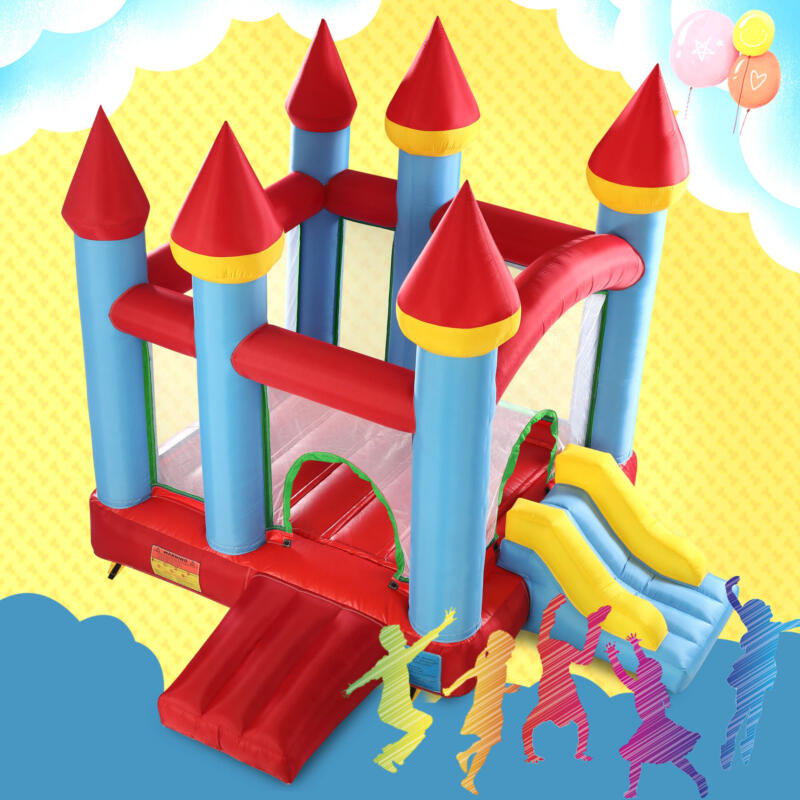 Nyeekoy Inflatable Bounce House Jumping Castle with Slide TH17M0543 zt6 1