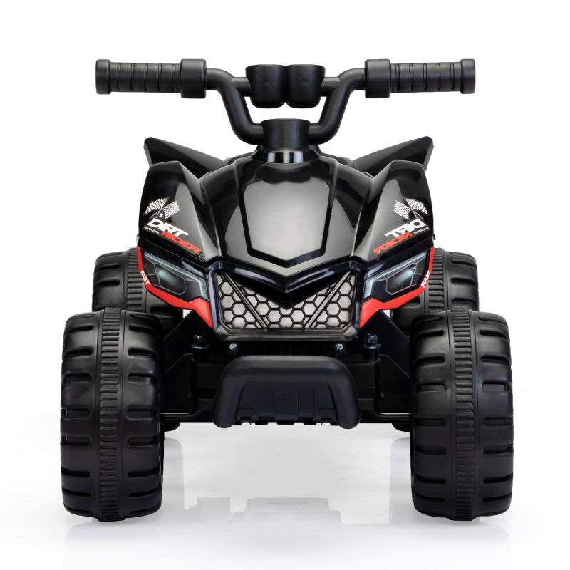 6V Kids Ride-on ATV Battery Powered Electric Quad Car with Music, Black TH17N0904 1