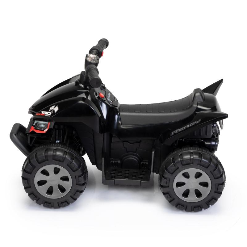 6V Kids Ride-on ATV Battery Powered Electric Quad Car with Music, Black TH17N0904 4