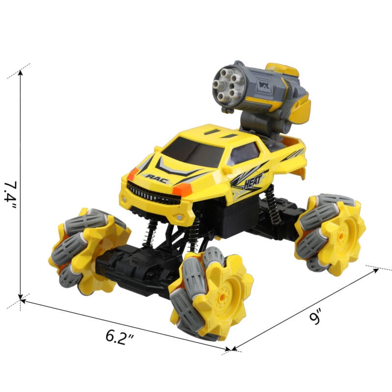 Nyeekoy Gesture Sensing RC Stunt Car for Kids, Yellow TH17P0833 cct