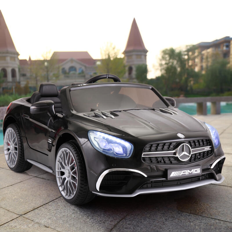 Tobbi 12V Mercedes Benz Licensed Kids Ride On Car with Remote Control, Black TH17R0294 cj2
