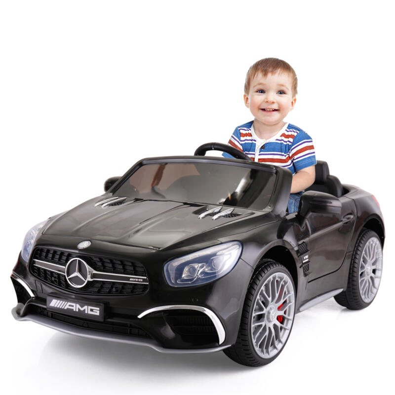 Tobbi 12V Mercedes Benz Licensed Kids Ride On Car with Remote Control, Black TH17R0294 zt4