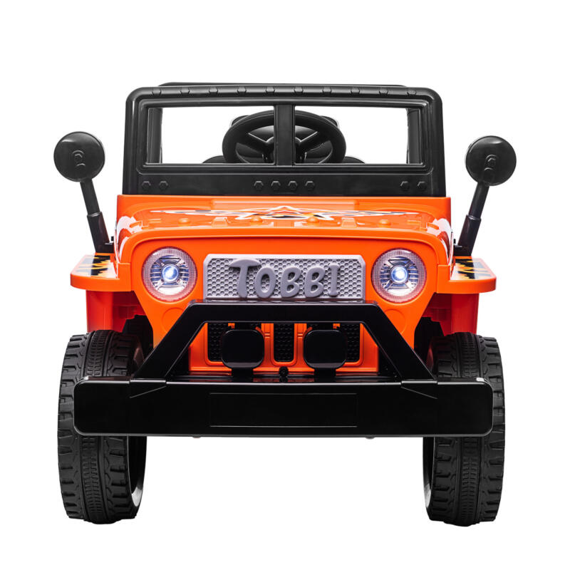 Tobbi 12V Kid Power Wheel Truck for Toddler, Orange TH17R0870 2